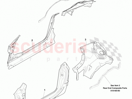 Photo of PILLAR ASSY REAR CORNER LEFT HAND 8D33 C41033…