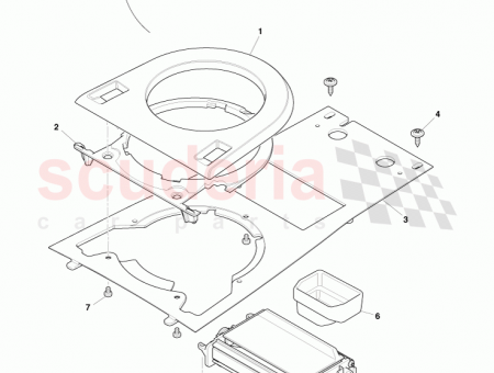 Photo of ASHTRAY ASSEMBLY MANUAL CHROME 8D33 80…