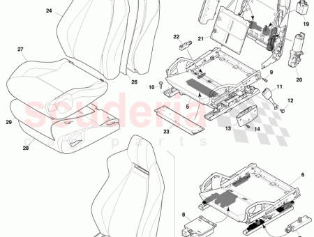 Photo of SWITCH PACK ASSY FRT SEAT HEAT LUMBAR RH…
