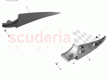 Photo of Trim Rear Pillar LH CY83 68271…