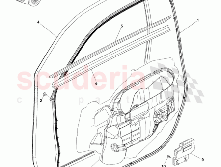 Photo of Retainer Front Door Weatherstrip 67867…