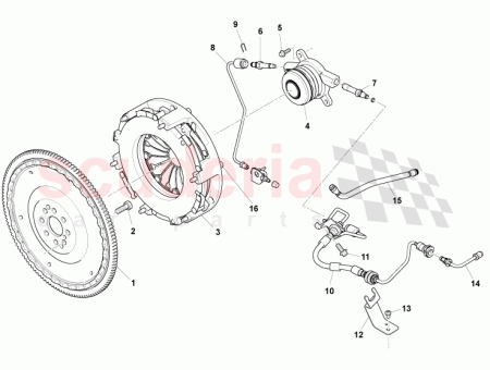 Photo of FLYWHEEL ASSEMBLY SINGLE MASS 8D33 6375…