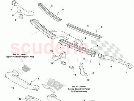 Photo of Duct Hvac Outer RH CD33 19C804…