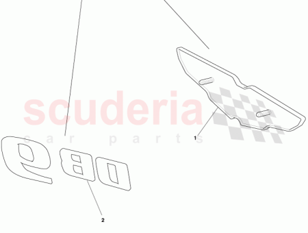 Photo of DB9 LM BOOT BADGE 8G43 404C24…