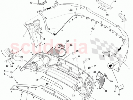Photo of Mesh Rear Centre CG43 01950…