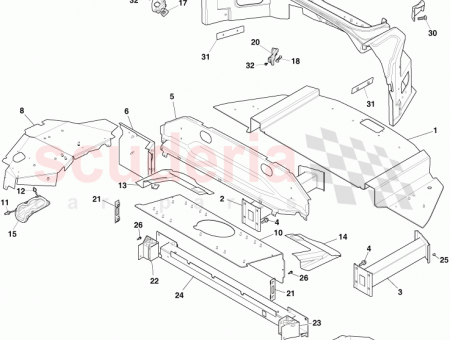 Photo of Panel Fuel Tank Compartment Upper DG43 L278A71…