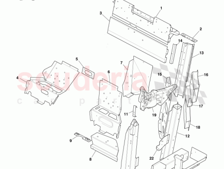 Photo of Member Extrusion Floor Side Lower Rear RH GOAG33…