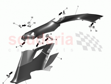 Photo of Grille Rear Quarter RH 9D33 310B08…