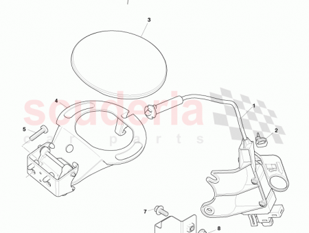 Photo of Actuator assy fuel filler…