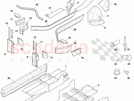 Photo of Bracket tunnel upper inner…