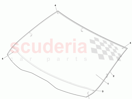 Photo of WINDSCREEN WITH RAIN SENSOR ED33 76…