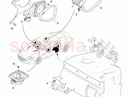Photo of Gasket Door Speaker 6G33 18808…