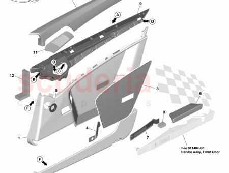 Photo of Insert Assy Door Trim Panel RH CY83 23864…