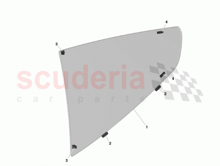 Photo of Glass Rear Quarter RH CD33 N29700…