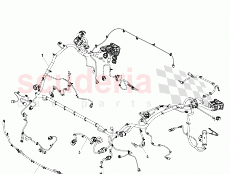 Photo of FRONT BUMPER HARNESS AD43 15K877…