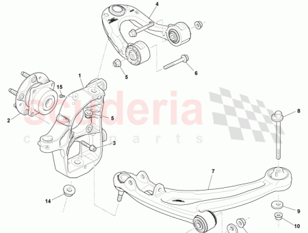 Photo of FRONT SUSPENSION LOWER ARM RH 8G33 3A052…