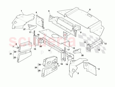 Photo of SUPPORT SUBFRAME REAR LEFT HAND GOAG33 5A356…