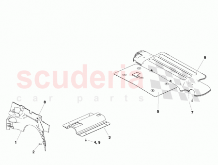 Photo of HEATSHIELD FRONT BULKHEAD RH 6G33 017A16…