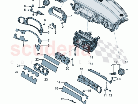 Photo of Instrument panel trim 3SB 858 269…