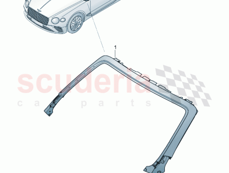 Photo of windshield frame…
