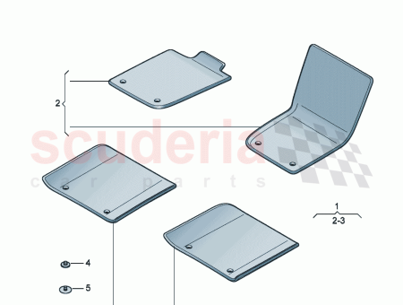 Photo of 1 set foot mats Mulliner Styling Specification 3SB…