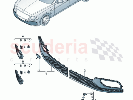Photo of Air guide grille for vehicles with night vision…