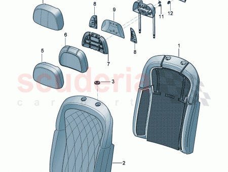 Photo of Backrest cover dinamica leather…