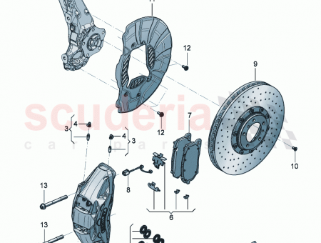 Photo of caliper without brake pads…