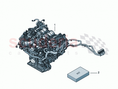 Photo of engine complete…