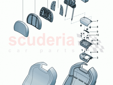 Photo of backrest cover leather 3SE 881 989…