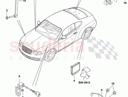 Photo of electronic control unit for air suspension system 3W8…