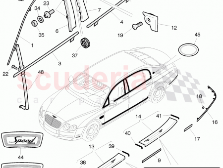 Photo of scuff plate sill panel…