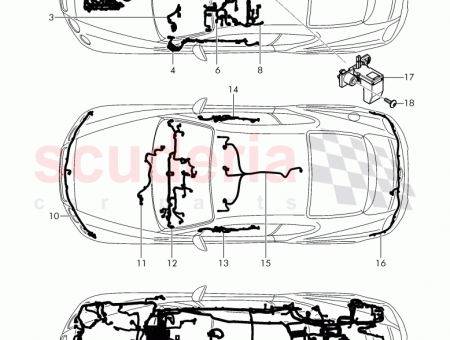 Photo of central wiring harness 3W8 971 022…