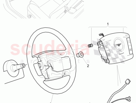 Photo of airbag unit for steering wheel for vehicles with…