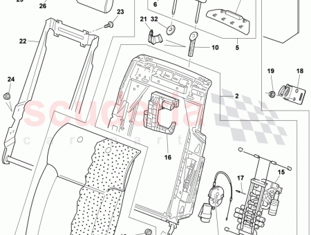 Photo of insulation component for seat seat pad…
