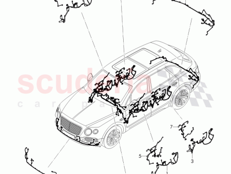 Photo of harness for door 36B 971 030…