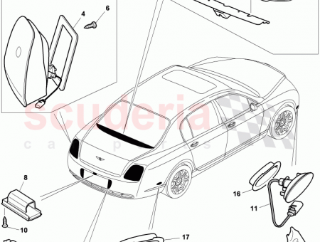 Photo of Brake light assembly for vehicles with additional brake…