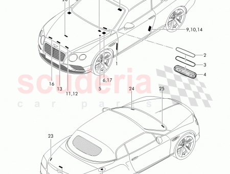 Photo of sticker emmision control info 3W7 010 024…