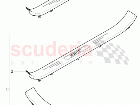 Photo of Entry strip illuminated 3W8 853 538…
