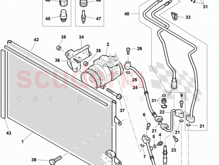 Photo of refrigerant line…