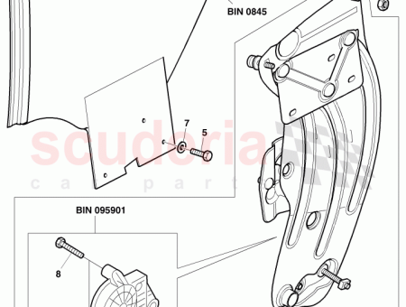 Photo of water deflector window regulator F 3W 7 039…