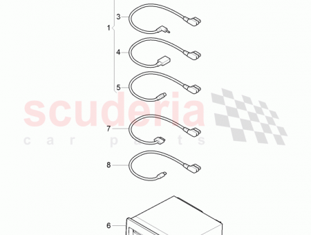 Photo of Adapter wiring set for USB iPod stowage compartment…