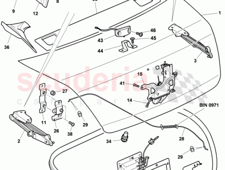 Photo of bracket locking catch F 3W 8 056 975…