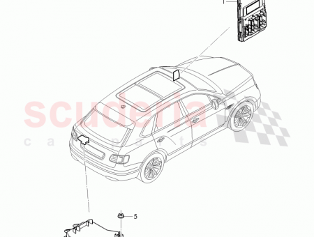 Photo of central electronic control unit for comfort system D…