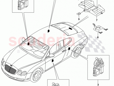Photo of control unit for door window lifter motor D…