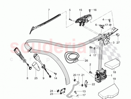 Photo of retaining strap 3W1 857 705…