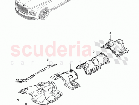 Photo of heat molded sound absorber for tunnel 3Y0 825…