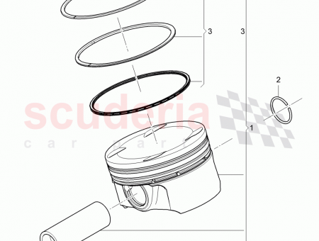 Photo of piston complete D MJ 2014 079 107 066…