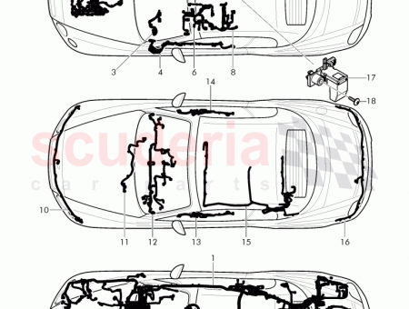 Photo of central wiring harness For vehicles with parking aid…