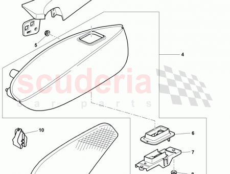 Photo of loudspeaker grille right rear manufactured to order refer…